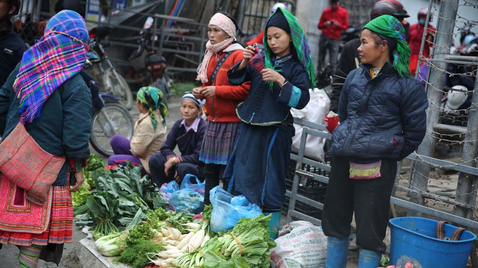 Mercado de Hoang Su Phi