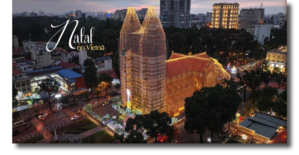 Natal na cidade de Ho Chi Minh