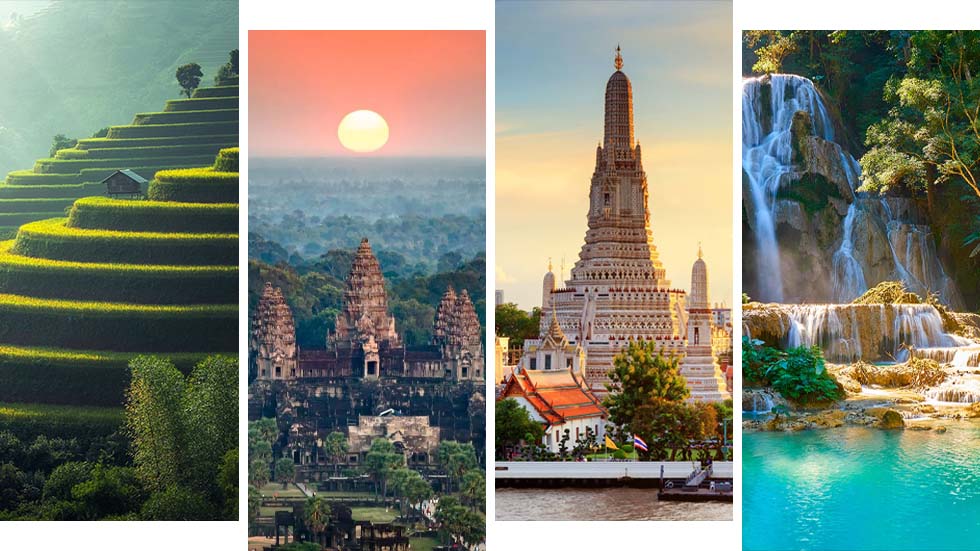 Vietnã, Tailândia, Camboja, Laos